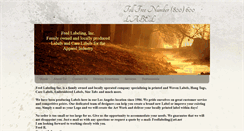 Desktop Screenshot of fredlabel.com